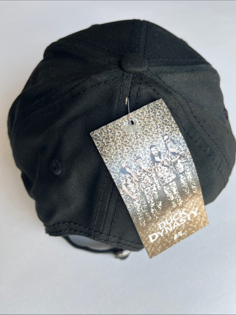 Duck Dynasty Black Baseball Cap with Adjustable Strap